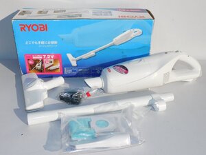 【1度も使っておらず新品同様/送料無料】RYOBI 充電式掃除機 BHC-720 ニカドバッテリー 7.2V 付属品セット 未使用