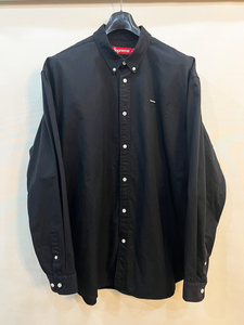 Supreme/シュプリーム 23AW Small Box Shirt スモール ボックス ロゴ ボタンダウン シャツ ブラック メンズ XLサイズ BD長袖シャツ 