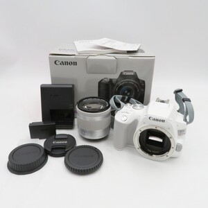 1円〜 Canon キヤノン EOS Kiss X10 デジタル一眼レフカメラ EF-S 18-55mm 1:4-5.6 レンズ 箱付 動作確認済 現状品 y190-3387576【Y商品】