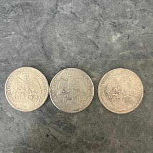 銀貨　メキシコ　ペソ　MEXICANOS UNPESO