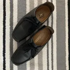 Clarks Wallabee ブラックレザー ローファー最終値引き‼️