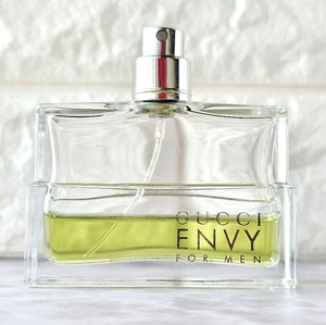 ★希少★GUCCI グッチ/ENVY FOR MEN エンヴィ フォーメン★50ml・EDT・蓋無しUSED★