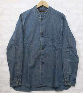 at1030/Honor gatheringhigh count denim chambray vintage fade finish jacket オナーギャザリング デニムジャケット