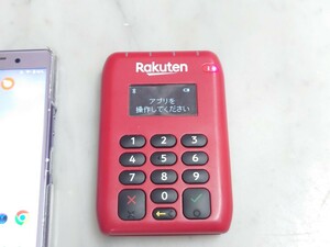 楽天ペイ店舗用カードリーダー 　タッチ決済　中古　完動品