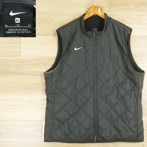 L2K/O1.10-5　NIKE　ナイキ　キルティングベスト　リバーシブルベスト　裏地フリース　ウインドブレーカー　スポーツ　メンズ　XL