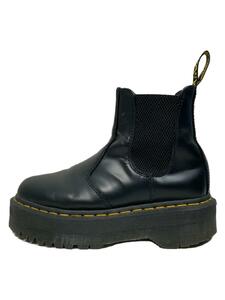 Dr.Martens◆サイドゴアブーツ/UK4/BLK/レザー/2976 quad