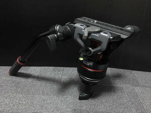 1円スタート ★ Manfrotto マンフロット・ナイトロテックN8：三脚 75mm フルードヘッド「MVHN8AH・Nitrotech ビデオ雲台」★ 美品