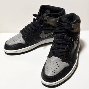 美品　AIR JORDAN 1 RETRO HIGH OG SHADOW エアジョーダン1 シャドウ　555088-013　