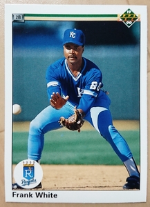 ★FRANK WHITE UPPER DECK UD 1990 #382 MLB メジャーリーグ フランク ホワイト KANSAS CITY ROYALS ロイヤルズ 大リーグ