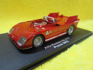 M4 1/43 アルファロメオ 33.3 TT 1972 Prova（ALFA ROMEO