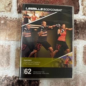 62　★レスミルズ★Lesmills★DVD★CDあり★中古★BodyCombat62　★ボディコンバット★英語コレオノート★箱に傷有り★3点セット