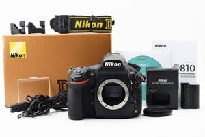 【完動品】Nikon ニコン D810 フルサイズ 一眼レフカメラ ボディ 元箱付属品付