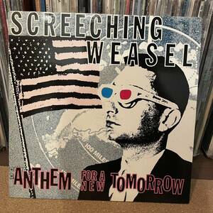 Screeching Weasel／Anthem For A New Tomorrow LP USオリジナル盤 Lookout Records Green Day ルックアウト 90