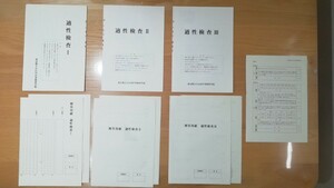 未記入 本番練習用に　平成24年　小石川中　過去問題　適性検査テスト　I　Ⅱ　Ⅲ　解答用紙　解答