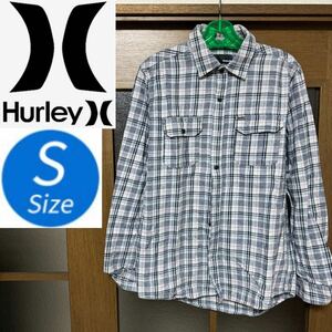 Hurley ハーレー スノーボード スノボ メンズ Sサイズ S ジャケット 長袖 チェック カッター シャツ サーフィン サーフ 長袖シャツ