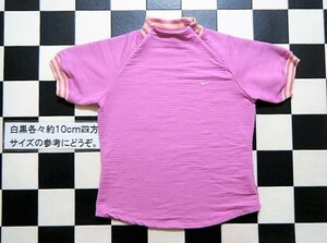 ナイキ ゴルフ 半袖 Tシャツ M ピンク系 Z9441