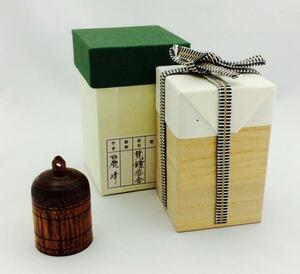 【三枝堂】梵鐘香合　桐箱入り☆新品展示品☆１点限り ☆送料は当社負担☆