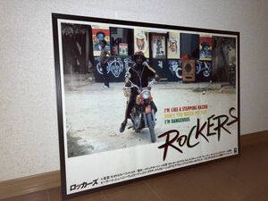 レア！当時物★ロッカーズ 額付 ポスター リロイホースマウスウォレス バーニングスピア グレゴリーアイザックス ボブマーリー ジャマイカ