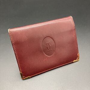 即決 Cartier カルティエ 二つ折り財布