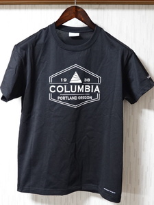 ●コロンビア Columbia 半袖 Tシャツ M PM0052 アーバンバイク ショートスリーブT 黒 美品●0113●