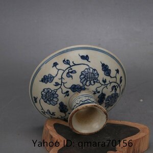 中国磁器 青花 果物皿 工芸品 陶芸 置物 收藏品 磁器 観賞 装飾 中国陶磁 収蔵品 鑑賞　中国美術品 コレクション 美品