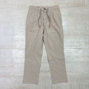 24ss 2024 Brilla per il gusto ブリッラ ペルイルグスト BEAMS ビームス 別注 DEVORE Incipit ポプリン イージー スラックス size 48 612