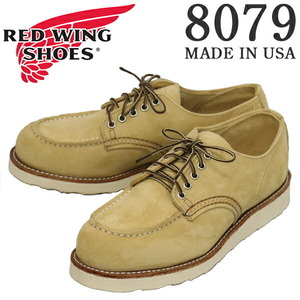 REDWING (レッドウィング) 8079 Classic Moc Oxford クラシックモック オックスフォード ホーソーンアビリーンラフアウト US8D-約26cm