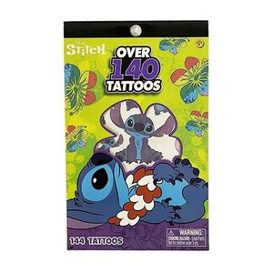 送料込 タトゥーシール 144個入り ( スティッチ ) 17173 TATOO タトゥー シール ボディシール 水貼り 子供 キッズ パーティーグッズ