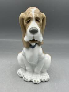 リヤドロ LLADRO Nao ナオ 犬 置物 フィギュリン 陶器 ハウンド 陶器人形