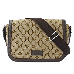 グッチ GUCCI バッグ レディース ブランド ショルダーバッグ GGキャンバス ブラウン ベージュ 449172 斜め掛け おしゃれ