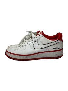 NIKE◆AIR FORCE 1 07 LOW LX_エアフォース 1 07 ロー LX/27.5cm/WHT/レザー