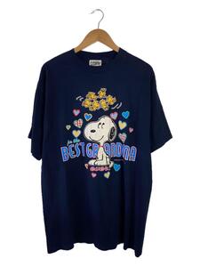 PEANUTS◆Tシャツ/XL/コットン/NVY