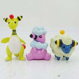 ★中古★トミー ポケモン モンスターコレクション メリープ モココ デンリュウ 3体セット(TOMY/モンコレ/レトロ/当時物)★【TY712】