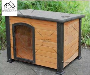 新品! 犬小屋　ニューエイジペット ドッグハウス　ラスティックロッジドッグハウスM 犬小屋 屋外 おしゃれ