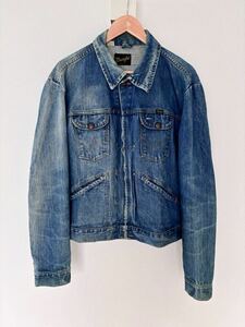 雰囲気◎ 70s WRANGLER USA製 24MJZ デニムジャケット ビッグサイズ ビンテージ ☆ 50s Levi