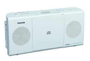 東芝 AUX ステレオ CDラジオ TY-C24 (W) ホワイト