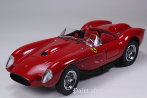 ダンバリーミント 1958 フェラーリ テスタロッサ ロッソ Ferrari Testa Rossa 250TR 1/24 Danbury Mint 訳アリ品