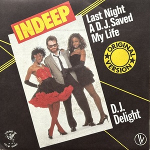 【試聴 7inch】Indeep / Last Night A D.J. Saved My Life 7インチ 45 muro koco フリーソウル Mariah Carey Silk 130