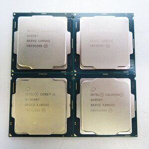 〇Intel Core i5 8500T & Celeron G4930T 計4枚セット【SR3XD/2.10GHz/SR3YQ/3.00GHz/LGA1151/CPU】