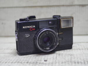 M10212 KONICA C35　38mm F2.8 φ46cm シャッターＯＫ カメラ コレクターより 汚れ有り 動作未チェック サイズ60 0601