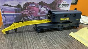 【かなり美品】完成品 アサーン 200TON WRECK CRANE Athearn RTR サンタフェ 200トン MOW レッククレーン HOゲージ