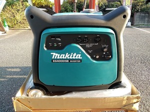 【埼玉県蓮田市◆引取限定】未使用品 makita マキタ 4.0kVA 防音型 セルモータ式 インバータ 発電機 EG4000ISE 【2】