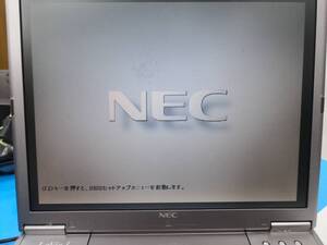 NEC LaVie PC-LJ5006A 中古　現状品　比較的綺麗　本体　電源付き　１２．１インチ　液晶われなし　キーボード正常