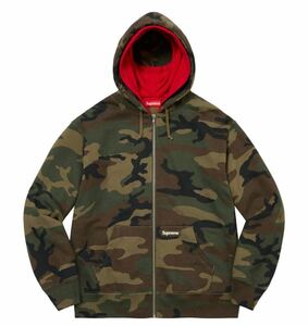 ☆Supreme Double Hood Facemask Zip Up Hooded Sweatshirt Woodland Camo S パーカー スウェット アウター 新品 送料込