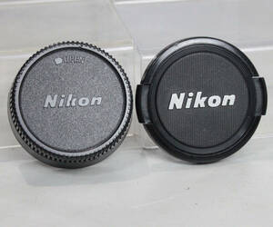 110924 【良品 ニコン】 Nikon 52mm レンズキャップ＆ LF-1 レンズリアキャップ