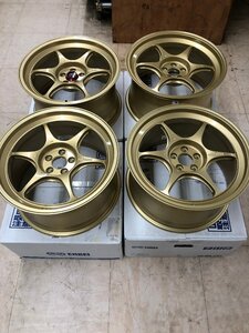 大田原店★新品ホイール4本★エンケイ パフォーマンスラインPF06★18インチ 9.5J +40 ゴールド★86/GR86/BRZなど