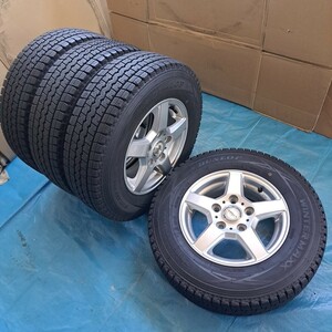 タウンエース、ライトエース等　165R13 8PR LT DUNLOP SV01 スタッドレス　& 5H－114.3　アルミホイール　4本セット