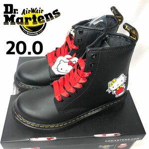 【新品】Dr.Martens Hello Kitty ドクターマーチン ハローキティ 子供靴 ブーツ ブラック 黒 25909001 UK1 20.0