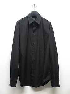 SALE20%OFF/Yohji Yamamoto・ヨウジヤマモト/SUIT BROAD U-CDH BASIC SHIRT/BLACK・3