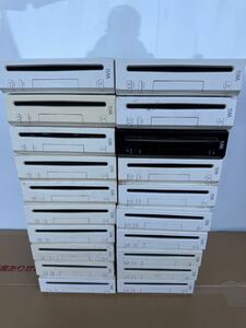 Wii 本体 20台セット ホワイト/ブラック 白/黒 RVL-001 任天堂 ニンテンドー 現状品　ジャンク